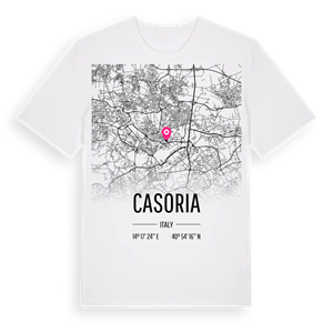 Casoria karta t-shirt – ekologisk bomull t-shirt från Pinshirt