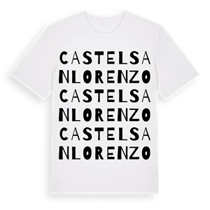 Castel San Lorenzo ordlek t-shirt – ekologisk bomull t-shirt från Pinshirt