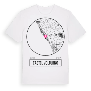 Castel Volturno t-shirt – ekologisk bomull t-shirt från Pinshirt