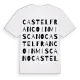 Castelfranco in Miscano ordlek t-shirt