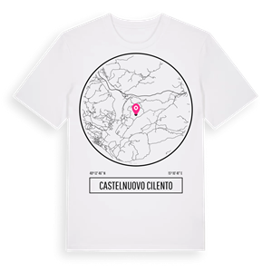 Castelnuovo Cilento t-shirt – ekologisk bomull t-shirt från Pinshirt