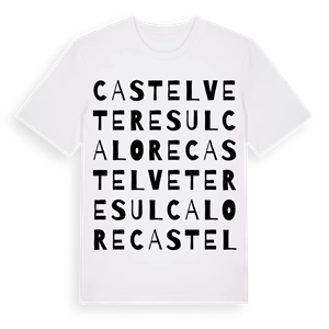 Castelvetere sul Calore ordlek t-shirt – ekologisk bomull t-shirt från Pinshirt