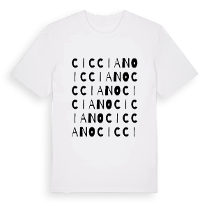 Cicciano ordlek t-shirt – ekologisk bomull t-shirt från Pinshirt