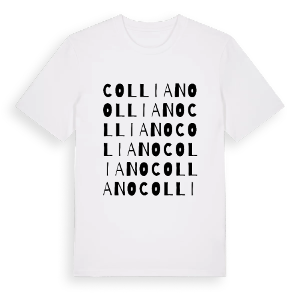 Colliano ordlek t-shirt – ekologisk bomull t-shirt från Pinshirt