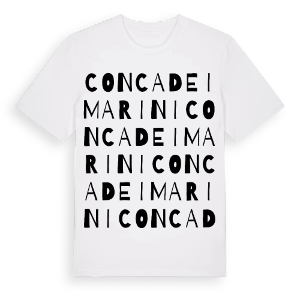 Conca dei Marini ordlek t-shirt – ekologisk bomull t-shirt från Pinshirt