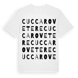 Cuccaro Vetere ordlek t-shirt – ekologisk bomull t-shirt från Pinshirt