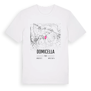 Domicella karta t-shirt – ekologisk bomull t-shirt från Pinshirt