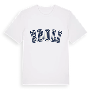 Eboli college t-shirt – ekologisk bomull t-shirt från Pinshirt