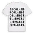 Ercolano ordlek t-shirt