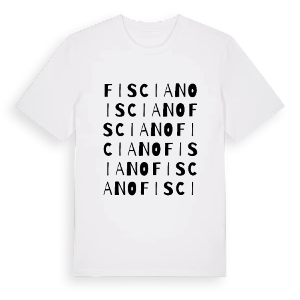 Fisciano ordlek t-shirt – ekologisk bomull t-shirt från Pinshirt