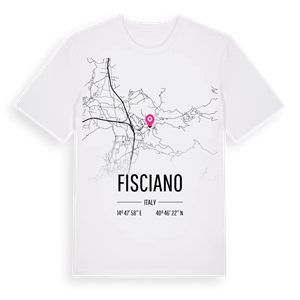 Fisciano karta t-shirt – ekologisk bomull t-shirt från Pinshirt