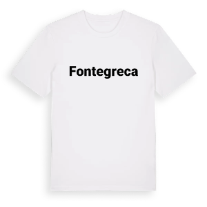 Fontegreca fetstil t-shirt – ekologisk bomull t-shirt från Pinshirt