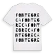 Fontegreca ordlek t-shirt
