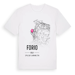 Forio karta t-shirt – ekologisk bomull t-shirt från Pinshirt
