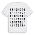 Fragneto l'Abate ordlek t-shirt
