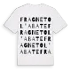 Fragneto l'Abate ordlek t-shirt