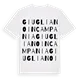 Giugliano in Campania ordlek t-shirt