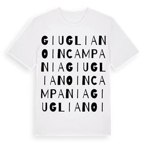 Giugliano in Campania ordlek t-shirt – ekologisk bomull t-shirt från Pinshirt