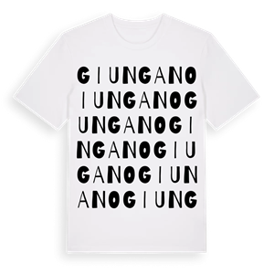 Giungano ordlek t-shirt – ekologisk bomull t-shirt från Pinshirt
