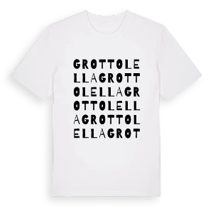 Grottolella ordlek t-shirt – ekologisk bomull t-shirt från Pinshirt