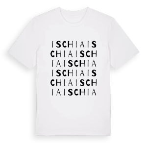 Ischia ordlek t-shirt – ekologisk bomull t-shirt från Pinshirt