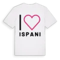 Jag älskar Ispani t-shirt stort tryck