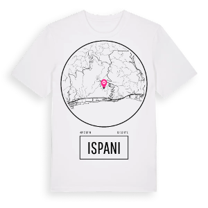 Ispani t-shirt – ekologisk bomull t-shirt från Pinshirt