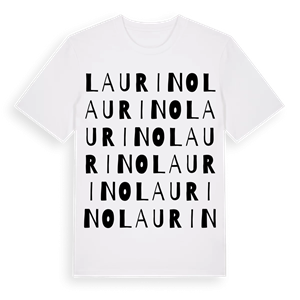 Laurino ordlek t-shirt – ekologisk bomull t-shirt från Pinshirt