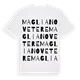 Magliano Vetere ordlek t-shirt