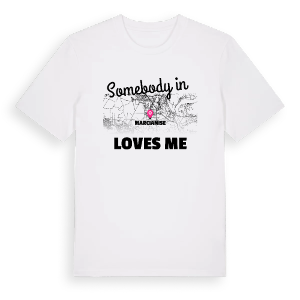 Någon i Marcianise älskar mig t-shirt – ekologisk bomull t-shirt från Pinshirt