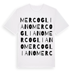 Mercogliano ordlek t-shirt – ekologisk bomull t-shirt från Pinshirt
