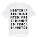 Monte di Procida ordlek t-shirt