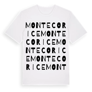 Montecorice ordlek t-shirt – ekologisk bomull t-shirt från Pinshirt