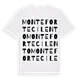 Monteforte Cilento ordlek t-shirt