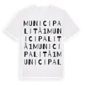 Municipalità 1 ordlek t-shirt