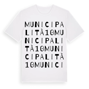 Municipalità 10 ordlek t-shirt – ekologisk bomull t-shirt från Pinshirt