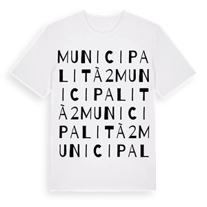 Municipalità 2 ordlek t-shirt – ekologisk bomull t-shirt från Pinshirt