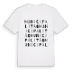 Municipalità 6 ordlek t-shirt