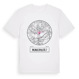 Municipalità 7 t-shirt – ekologisk bomull t-shirt från Pinshirt