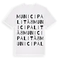Municipalità 8 ordlek t-shirt