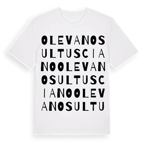 Olevano sul Tusciano ordlek t-shirt – ekologisk bomull t-shirt från Pinshirt