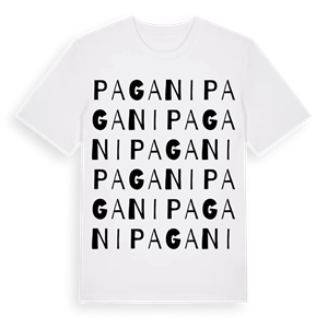 Pagani ordlek t-shirt – ekologisk bomull t-shirt från Pinshirt