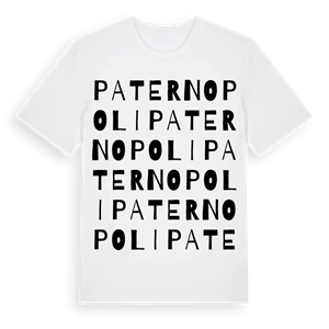 Paternopoli ordlek t-shirt – ekologisk bomull t-shirt från Pinshirt