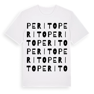 Perito ordlek t-shirt – ekologisk bomull t-shirt från Pinshirt