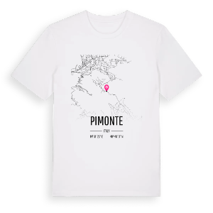 Pimonte karta t-shirt – ekologisk bomull t-shirt från Pinshirt