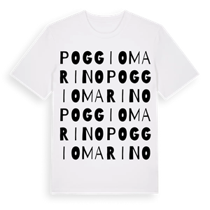 Poggiomarino ordlek t-shirt – ekologisk bomull t-shirt från Pinshirt
