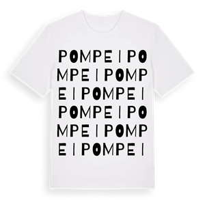Pompei ordlek t-shirt – ekologisk bomull t-shirt från Pinshirt
