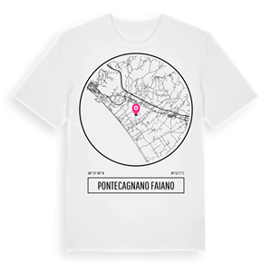 Pontecagnano Faiano t-shirt – ekologisk bomull t-shirt från Pinshirt