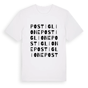 Postiglione ordlek t-shirt – ekologisk bomull t-shirt från Pinshirt