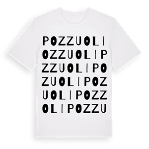 Pozzuoli ordlek t-shirt – ekologisk bomull t-shirt från Pinshirt
